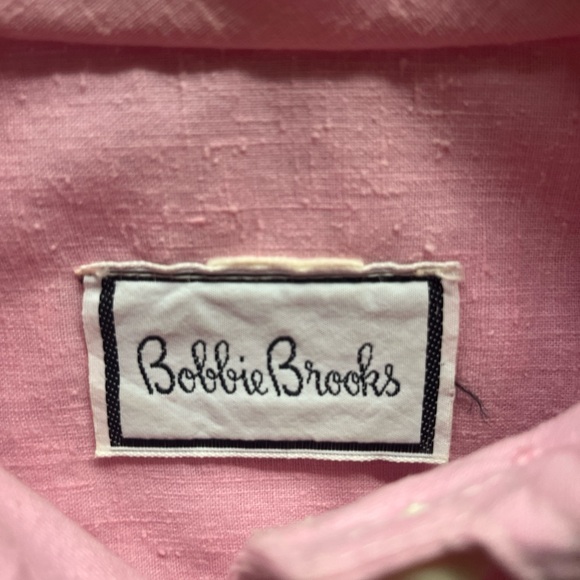 Vintage preppy Bobby Brooks Pink Shirt Dress - Picture 2 of 4